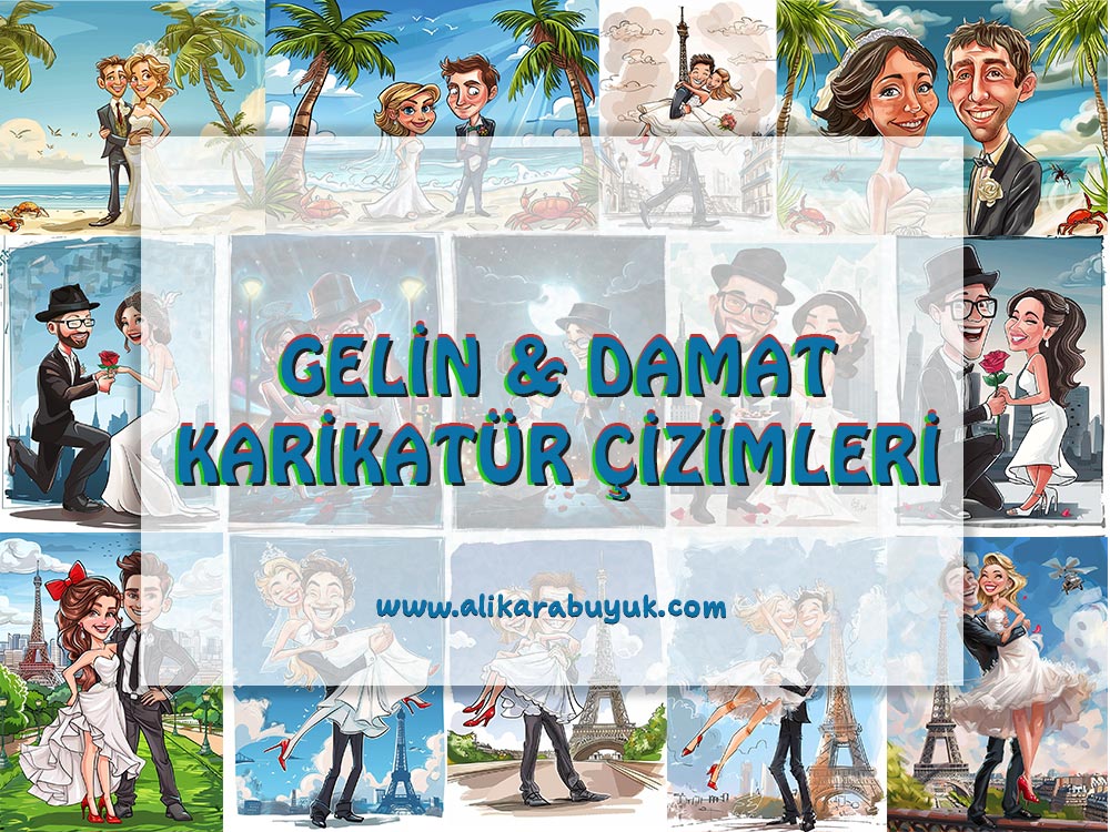 Gelin Damat Çizimi